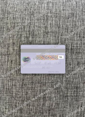 Israel Bank Leumi mastercard photolook back